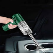 COM1950s Car Handheld Vacuum Cleaner Handheld Vacuum with Washable Filter Usb Rechargeable Powerful Suction Small Car Vacuum Cleaner Mini Dusts Buster 120W High Power Quick Cleaning for Car